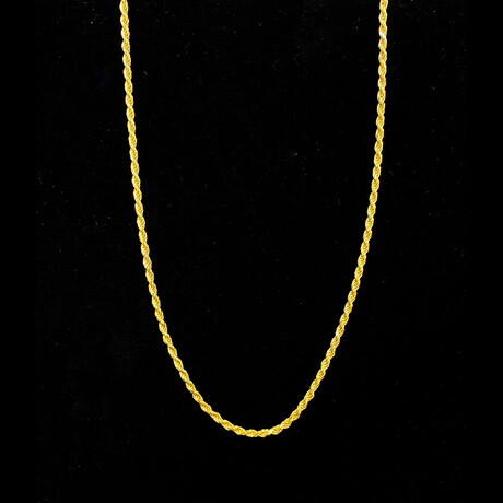 Rope Chain Necklace // 2mm (18")