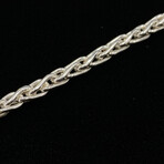 Round Wheat Chain Bracelet // 4mm