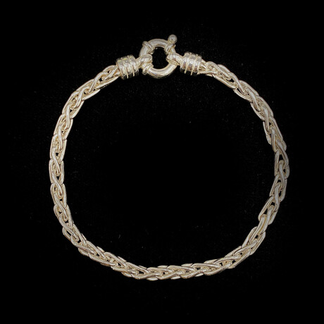 Round Wheat Chain Bracelet // 4mm