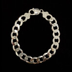 Flat Cuban Chain Bracelet // 10mm