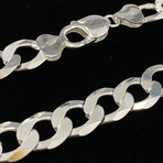 Flat Cuban Chain Bracelet // 10mm