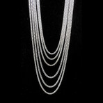 Flat Cuban Chain Necklace // 3.5mm (20")