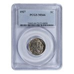 1927 Buffalo Nickel // PCGS Certified // MS-66