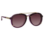 Unisex PL162C15SUN Sunglasses // Purple