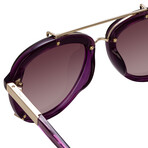 Unisex PL162C15SUN Sunglasses // Purple