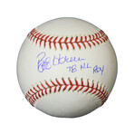 Bob Horner // Signed Rawlings Official MLB Baseball // "'78 NL ROY" Inscription