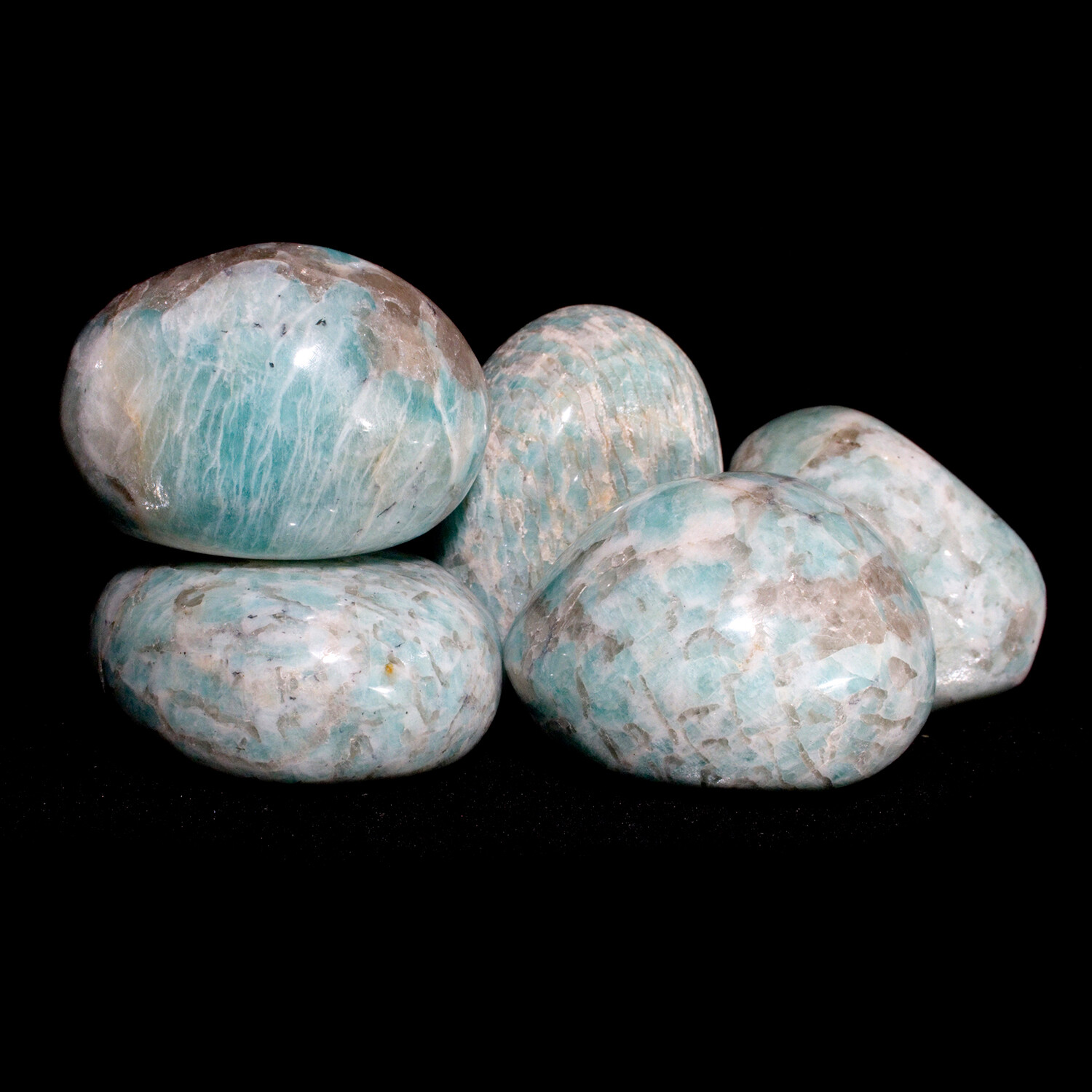 Amazonite Tumbled Palm Stone Studio Mineralia Touch Of Modern