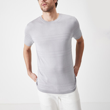 Rabe Short Sleeve Sweater // Gray (S)