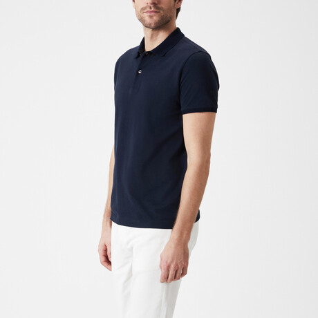 Bonita Short Sleeve Polo // Navy (S)