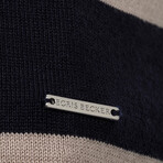 Donde Short Sleeve Sweater // Navy (S)