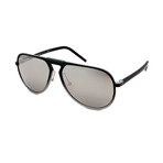Dior // Men's AL13-2-T5B Pilot Sunglasses // Gray + Black