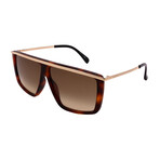 Givenchy // Women's GV7146-G-S-2IK Rectangular Sunglasses // Dark Havana