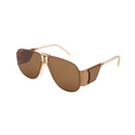 Givenchy // Unisex GV7164-S-J5G Pilot Sunglasses // Gold