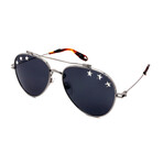 Givenchy // Women's GV7057-N-SRJ Aviator Sunglasses // Gunmetal