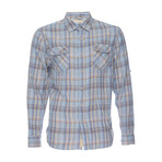 Truman Flap Pocket Shirt // Light Blue Plaid (S)