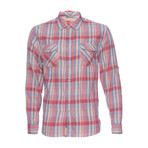Truman Flap Pocket Shirt // Red Plaid (M)