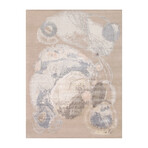 Home Modern Collection // Hand-Knotted Silk + Wool Area Rug // Gold