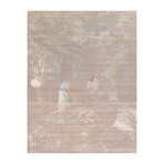Home Modern Collection // Hand-Knotted Silk + Wool Area Rug // Silver