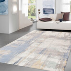 Home Modern Collection // Hand-Loomed Silk + Wool Area Rug // Ivory