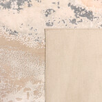 Home Modern Collection // Hand-Knotted Silk + Wool Area Rug // Gold