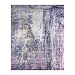 Home Modern Collection // Hand-Knotted Silk Area Rug // Purple (8' x 10')