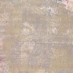 Home Modern Collection // Hand-Knotted Silk + Wool Area Rug // Light Gray // V1 (10'4" x 14'2")