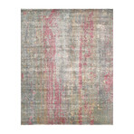 Home Nara Collection // Hand-Knotted Bamboo Silk + Wool Area Rug // Multi // V1