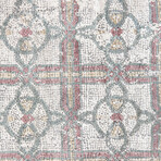 Home Nara Collection // Hand-Knotted Silk + Wool Area Rug // Ivory // V1