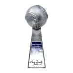 Bobby Richardson // Signed Baseball World Champion Trophy // Silver // 14" Replica