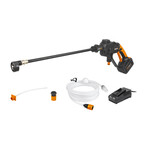 WORX 320PSI - 20V PowerShare HYDROSHOT Portable Power Cleaner + 4Ah battery + Quick Charger