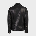 Hunter Biker Jacket // Black (4XL)