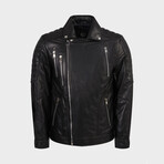 Hunter Biker Jacket // Black (XL)