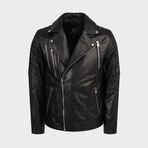 Hunter Biker Jacket // Black (4XL)