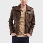 Sebastian Pocket Jacket // Olive (4XL)