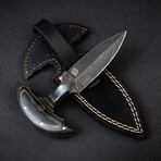 Monk's Dagger Handmade Damascus Steel Dagger