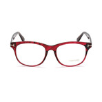 Unisex Rounded Optical Frames // Red