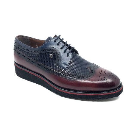 Cruz Oxford // Bordeaux + Navy (Euro: 39)
