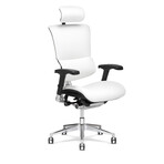 X4 Leather Executive Chair + Headrest (Black)