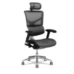 X2 K-Sport Management Chair + Headrest (Gray)