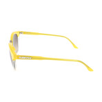 Unisex Questa Polarized Sunglasses // Shaded Yellow Crystal