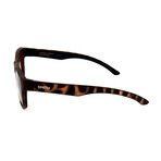 Unisex Lowdown Sunglasses // Dark Havana + Brown