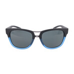 Men's Landmark Polarized Sunglasses // Black + Blue