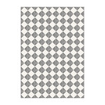 Black N White // Guy Floor Mat (2' x 3')