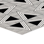 Black N White // Emile Floor Mat (2' x 3')