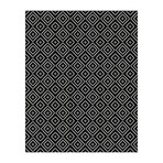 Black N White // Thierry Floor Mat (2' x 3')