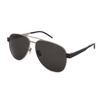 Saint Laurent // Men's SLM53-002 Sunglasses // Silver