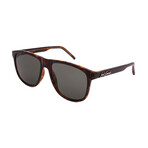 Yves Saint Laurent // Men's SL334-002 Sunglasses // Dark Havana