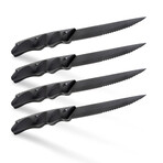 Interceptor Series 4.5" Steak Knife // Set of 4 Knives + Carrying Case