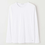 Abalone Long-Sleeve Shirt // Pure White (XL)