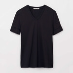 Diyon Short-Sleeve Shirt // Black (M)